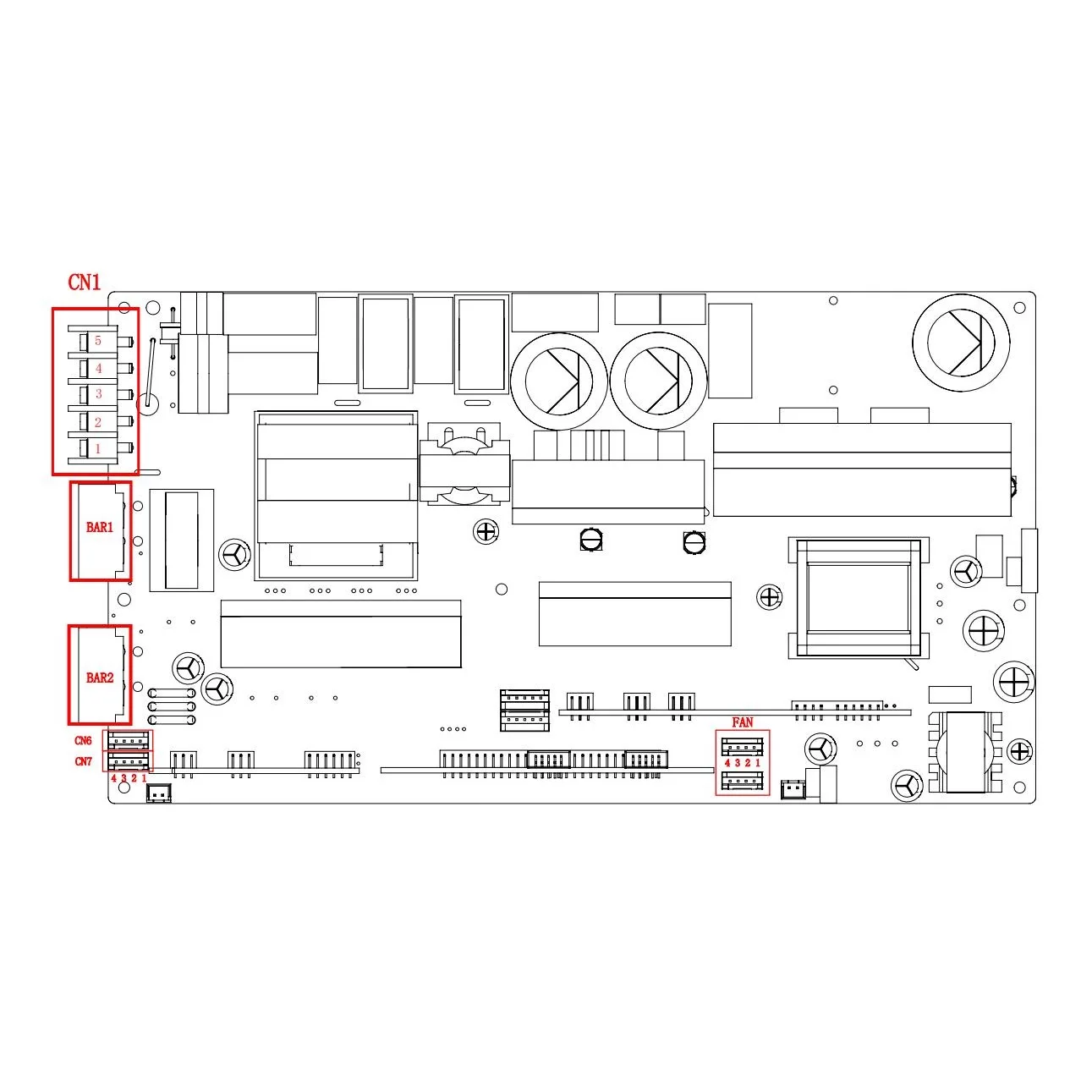 3KW Invert PCB/печатная плата/инверторная печатная плата (PCM3K6W-2A48)