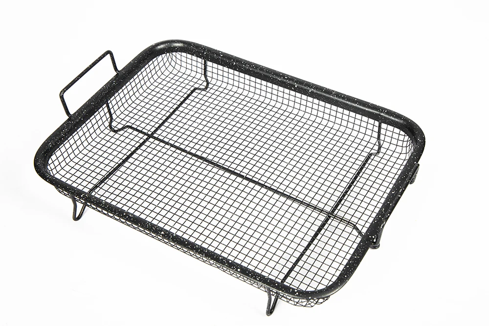 Smartpan Stainless Steel Crisper Tray Basket for Convection Oven, Baking Pan Perfect for the Grill, Dishwasher Safe