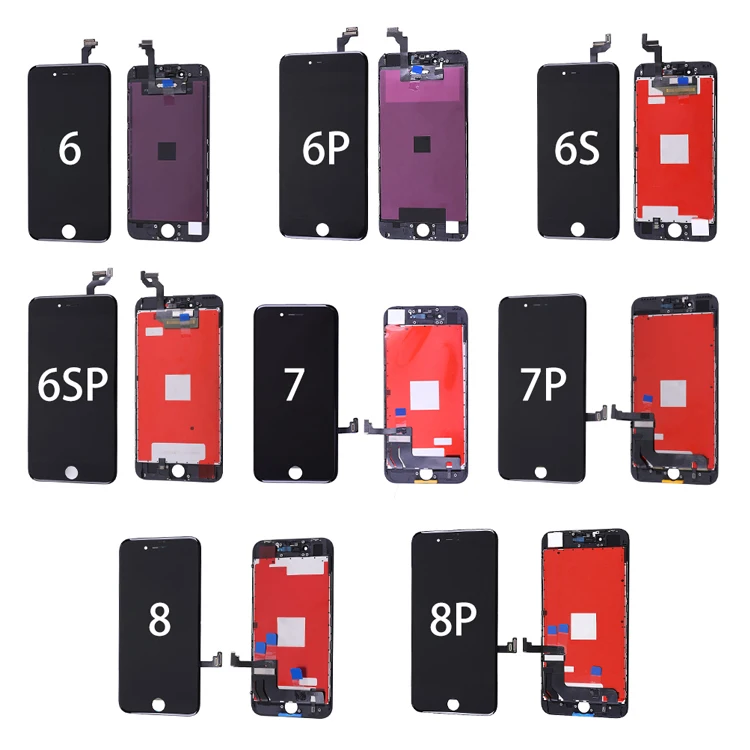 Mobile phone LCD Digitizer Replacement Accessories Parts for iphone 6 6S 7 8 X XS XR 11 Pro 12 screen touch display