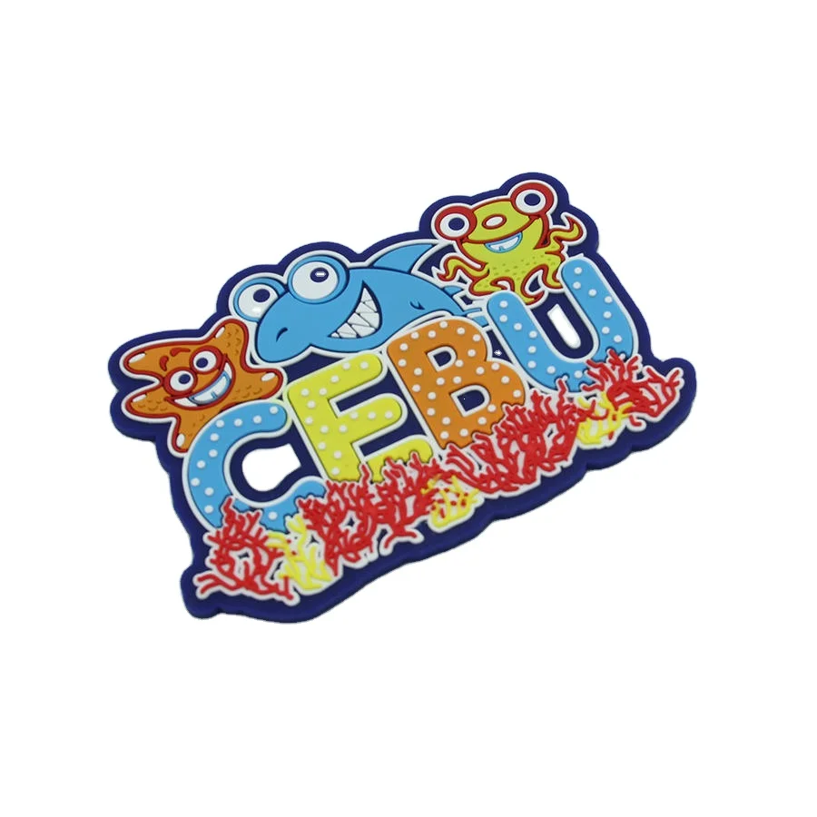 Wholesale high-quality cartoon patterns 3D soft polyvinyl chloride rubber refrigerator magnets