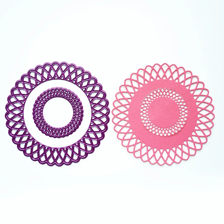 Metal Novelty Crafts Christmas Decoration Custom Diy Cards Template Metal Cutting Dies Sets With Paper