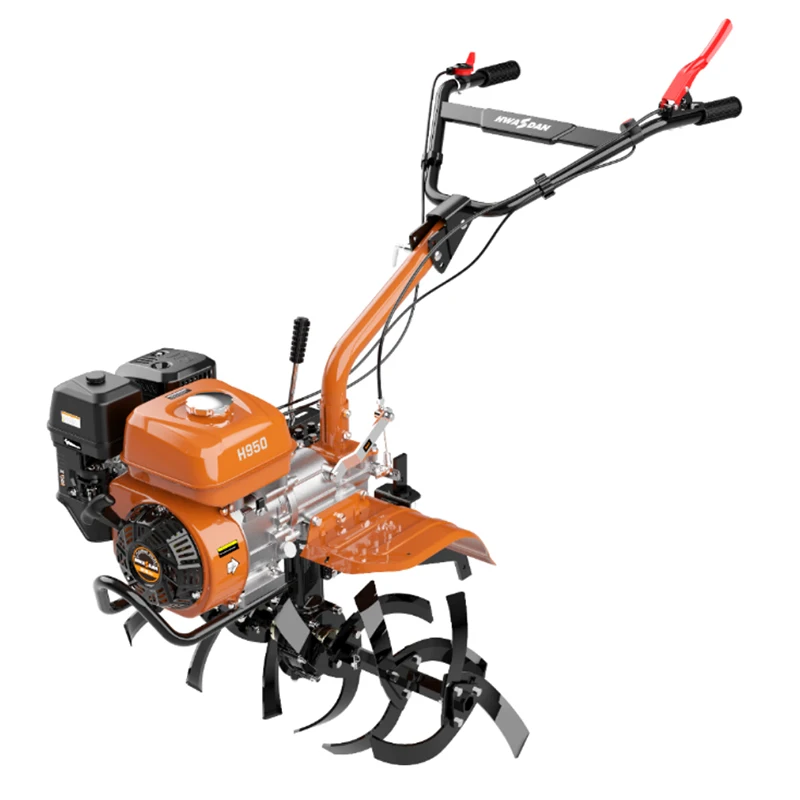 Hwasdan 7Hp Agriculture Machinery Garden Mini Power Rotary Tractor Gasoline Tiller Cultivator