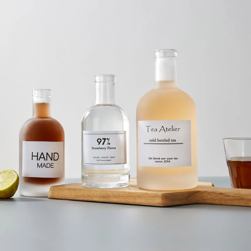 wholesale small liquor bottles with cork nordic bottles 750ml 375ml 200ml 500ml liquor bottle manufacturer