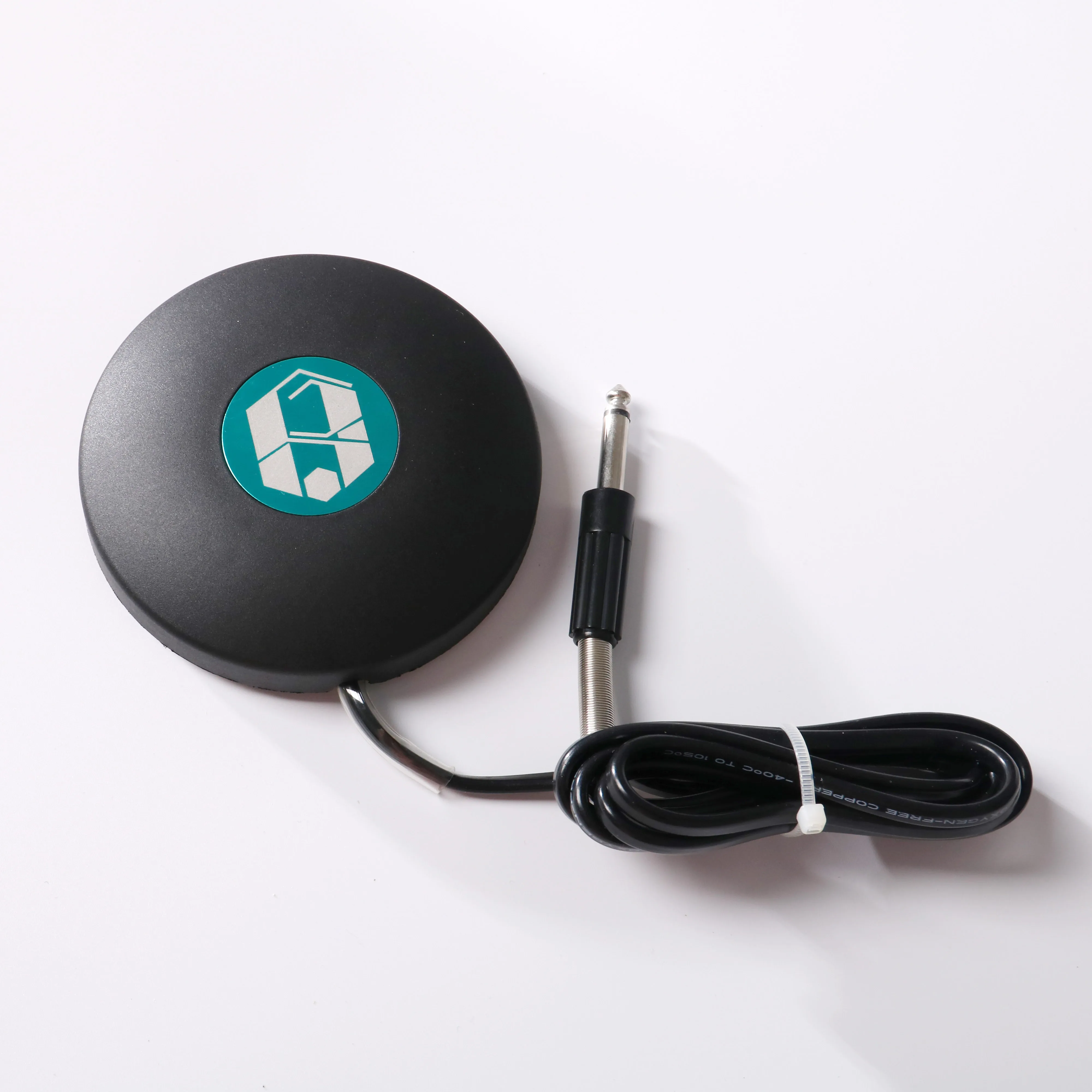 Black round tattoo foot switch foot pedal For Tattoo machine power accessories Tattoo hook line For Power supply