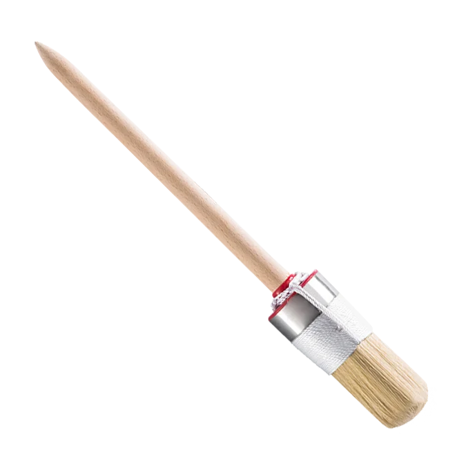High Quality Professional Thread and Metal Ferrule Round Paint Brush