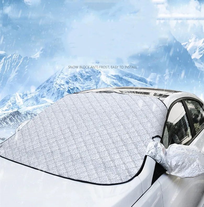 winter thicken car window snow cover shield sunshade waterproof car cover