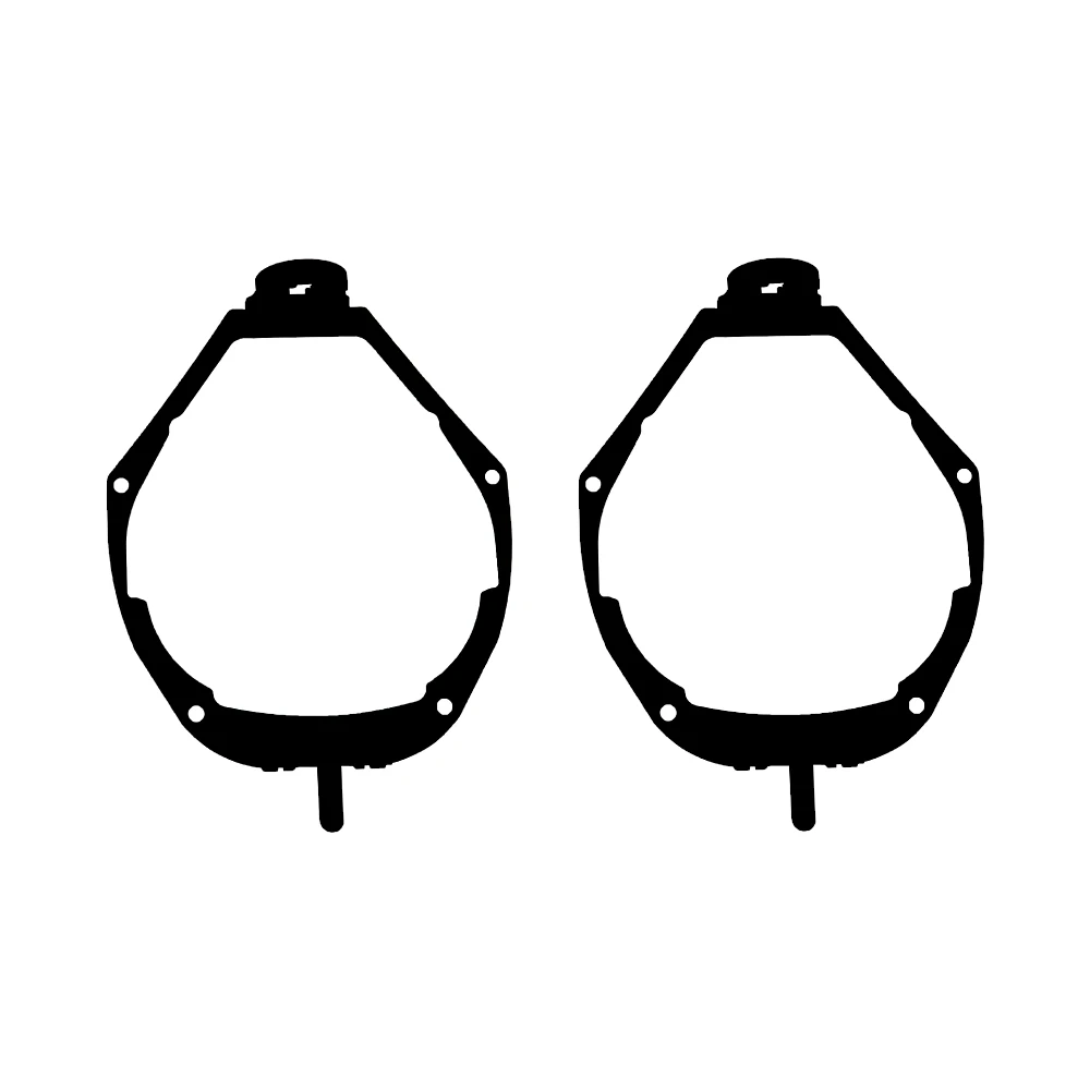 TAOCHIS frame adapter module set DIY Bracket Holder Transition Frame for Toyota Crown Royal 2012 Hella 3 5 Q5 Projector lens