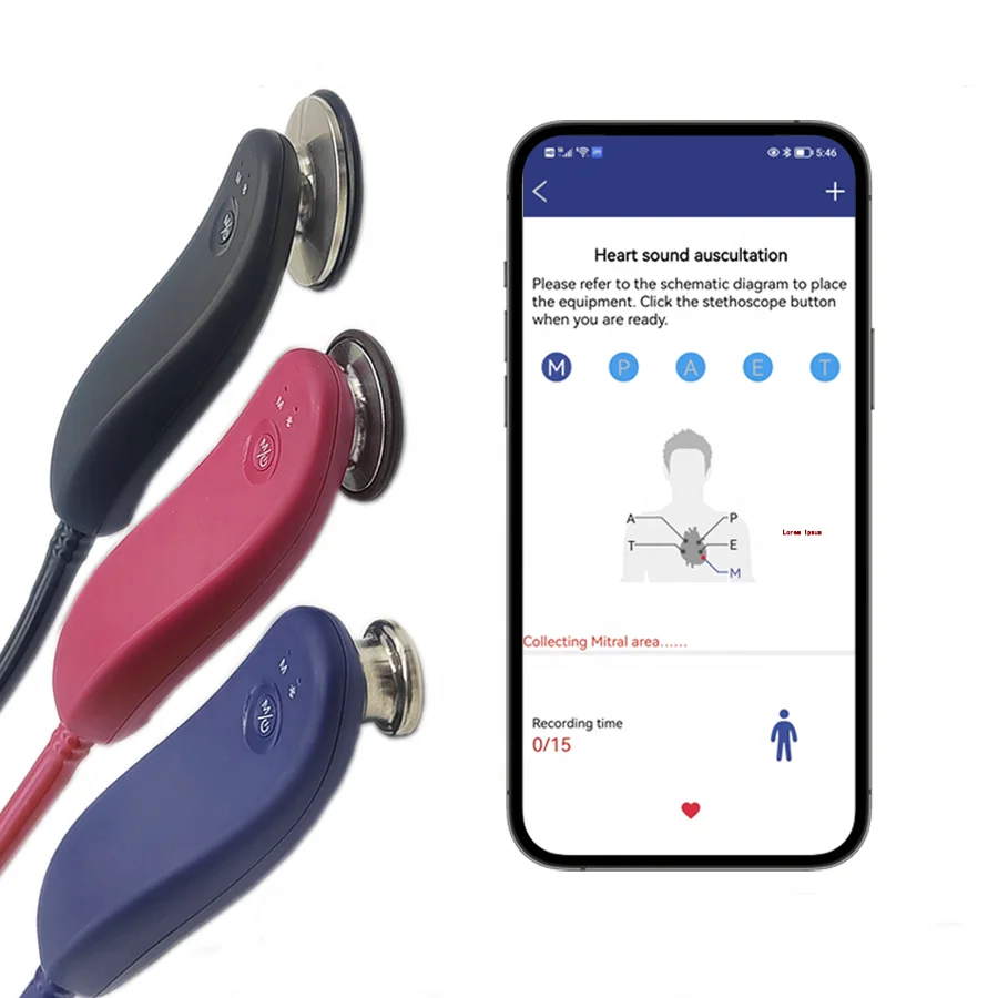 Стетоскоп для смартфона нового поколения электронный стетоскоп с Bluetooth домашних животных