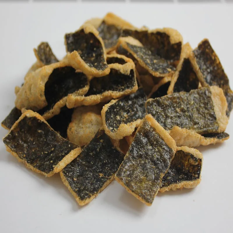 Crispy Seaweed Tempura Crackers Snacks