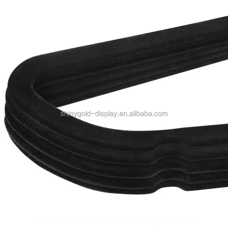 Premium Velvet Hangers 50 Pack Heavy Duty Non Slip Felt Hangers Suit Black Rose Gold Hooks Space Saving Plastic Clothes Hangers