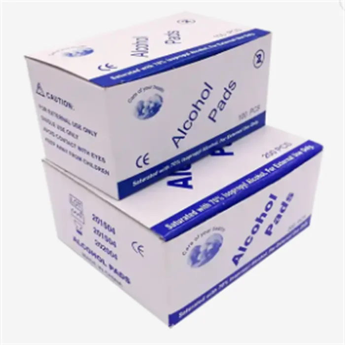 High Quality Nail Art Wet Wipes Disposable 70% Isopropyl Alcohol Pads For Disinfection Use