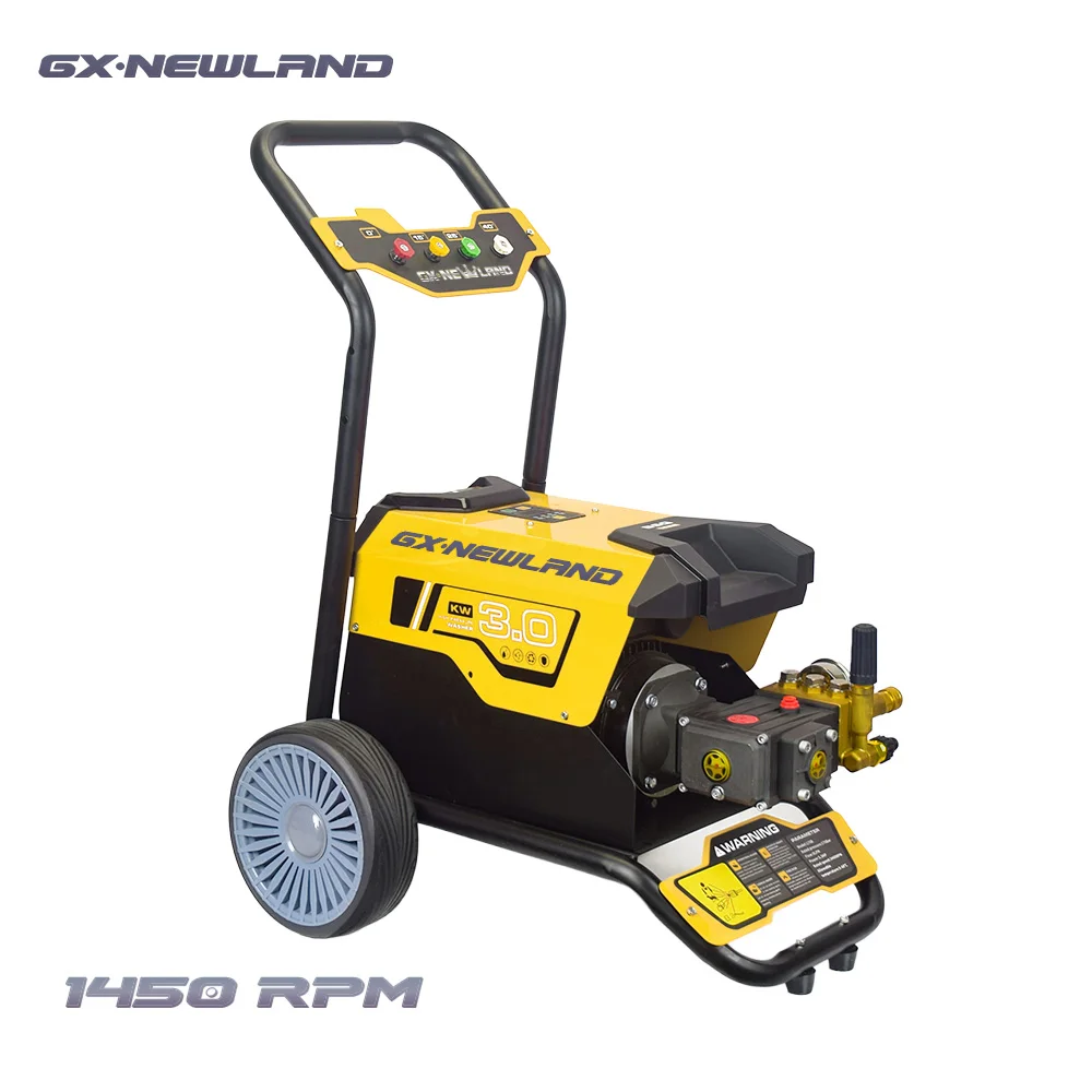 Электрический 2.2kw 3kw 3.7kw 130 бар 150bar 160 бародиночная фазовая мойка давления