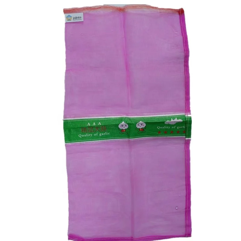 Made In China Eco-friendly PP HDPE Leno Net Mesh Onion Lemon Potato Fruit Vegetable Packaging Mesh Bags