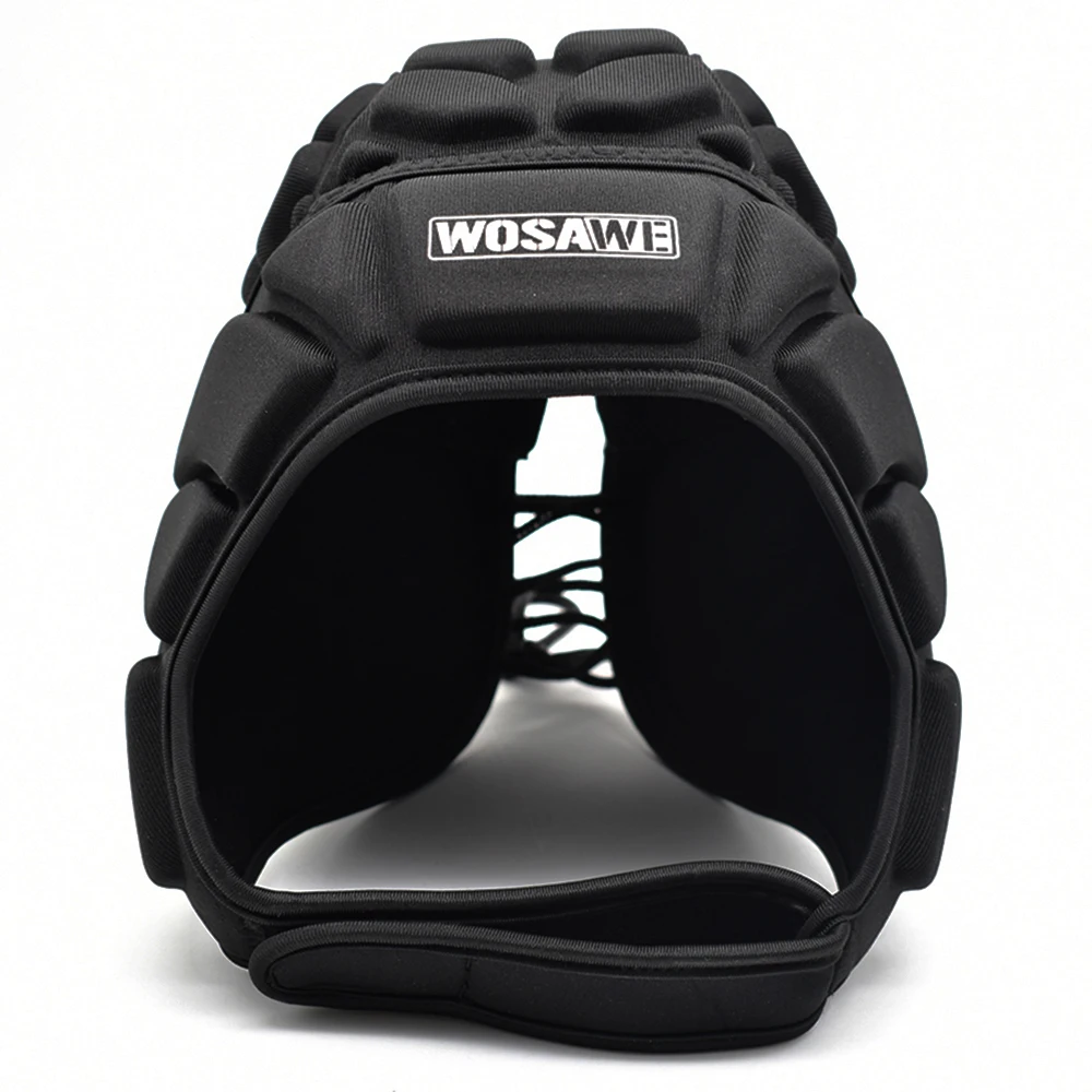 WOSAWE Profession Football Soccer Goalkeeper Helmet Sport Rugby Guard Goalie Cycling Motorcycle skating Head Protect Tools