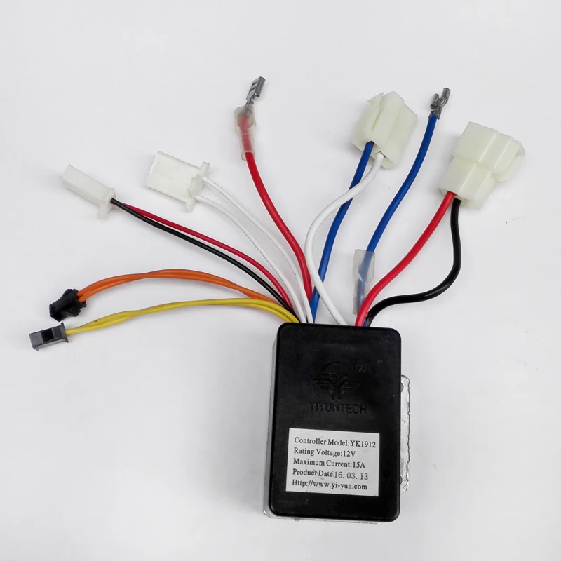 12V 15A Brush DC Motor Speed Controller YK19F YIYUN Electric Scooter ebike Bicycle 12 Volt 15 Amp Toy Tricycle Controller