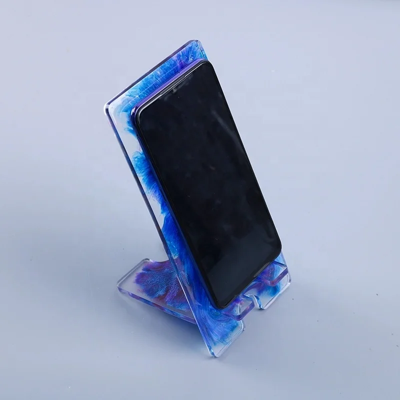 Phone Stand Silicone Resin Mold Resin Phone Stand Mold Phone Holder Silicone Mold for Resin Casting DIY