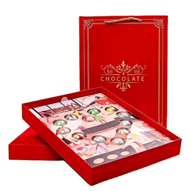 12 grain Planet chocolate packaging Creative Christmas Hemisphere Starry Sky hard box