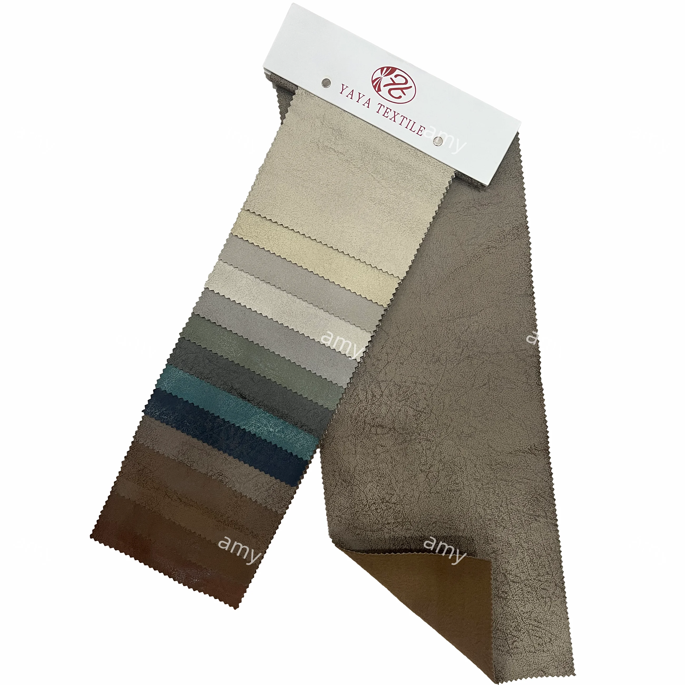 YE321-inexpensive bronzing imitation cotton velvet leather look fabric for sofa and upholstery