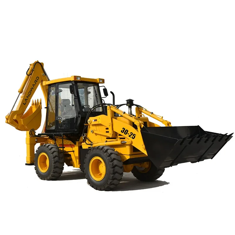 Chinese EPA KUBOTA Engine backhoe loader 4x4 Compact Tractor With loader Front End loader