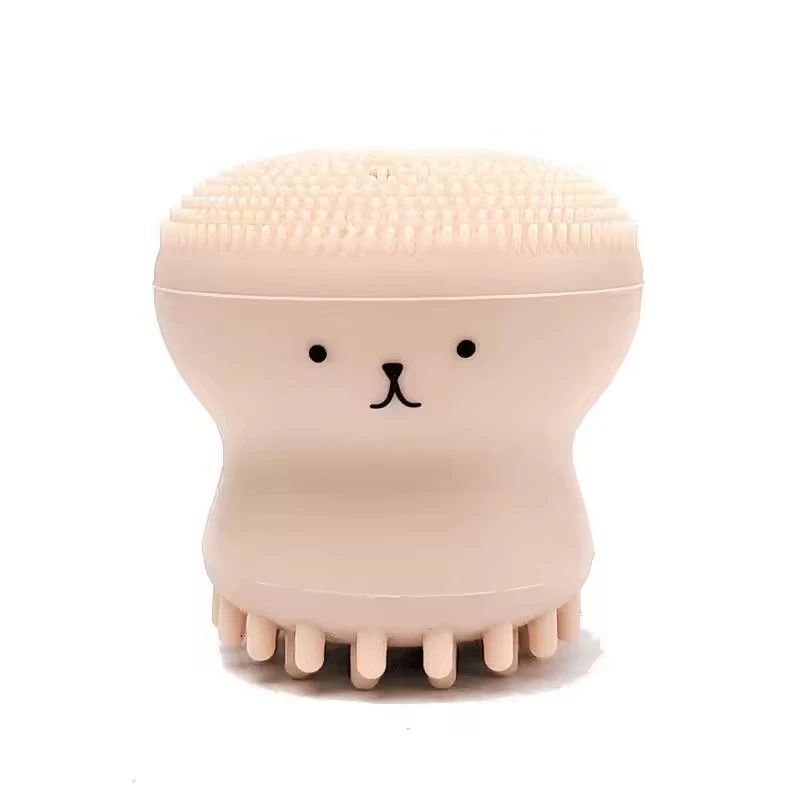 Super Soft Silicone Face Wash Cleanser Brush Massage Exfoliante Facial Cleansing Octopus Face Washing Brush