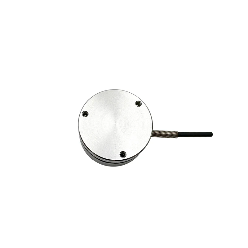 Flange mounted 1T mini compression load cell flat membrane box 10kg 500kg force sensor transducer for lab research