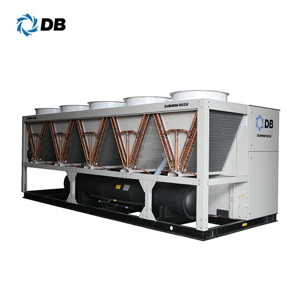 Sustainability Efficiency Dunham Bush AVX-B R134A Series 50 / 60 Hz 115-470 RT Variable Speed Air Cooled Screw Chillers