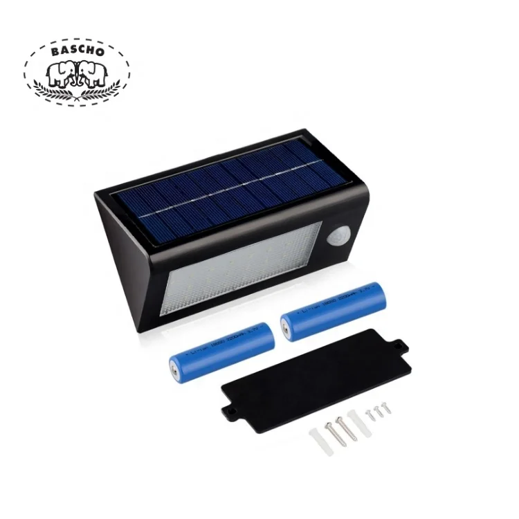 
Hot sale outdoor garden wall streest light led solar energy induction lamp 