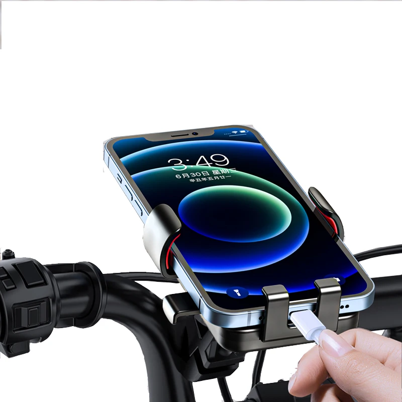 Factory Wholesale Price Anti-bumping Protection Mountain Bicycle Phone Holder Motorcycle Bike Mobile Holder for Electric Car