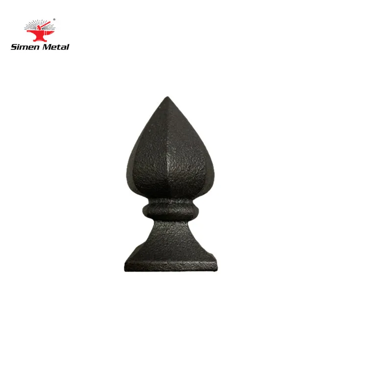 cast fence ornaments metal gate decoration wrought iron flowers & leaves