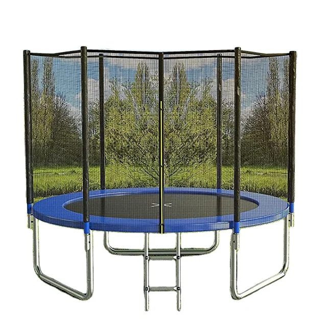 Outdoor Fitness Child Safety Round Trampoline Adult 14 Feet Outdoor Trampoline with Safety Net