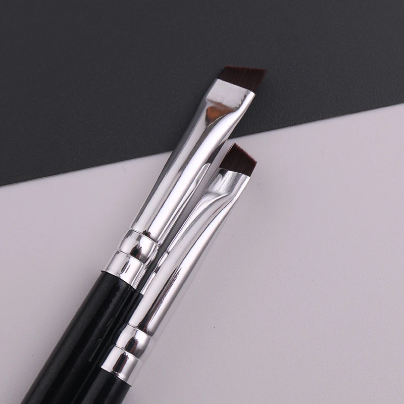 IPRESTA Best Dense Precise Super Thin Makeup Brush One Single Angled Makeup Eyebrow Brush Black For Artist