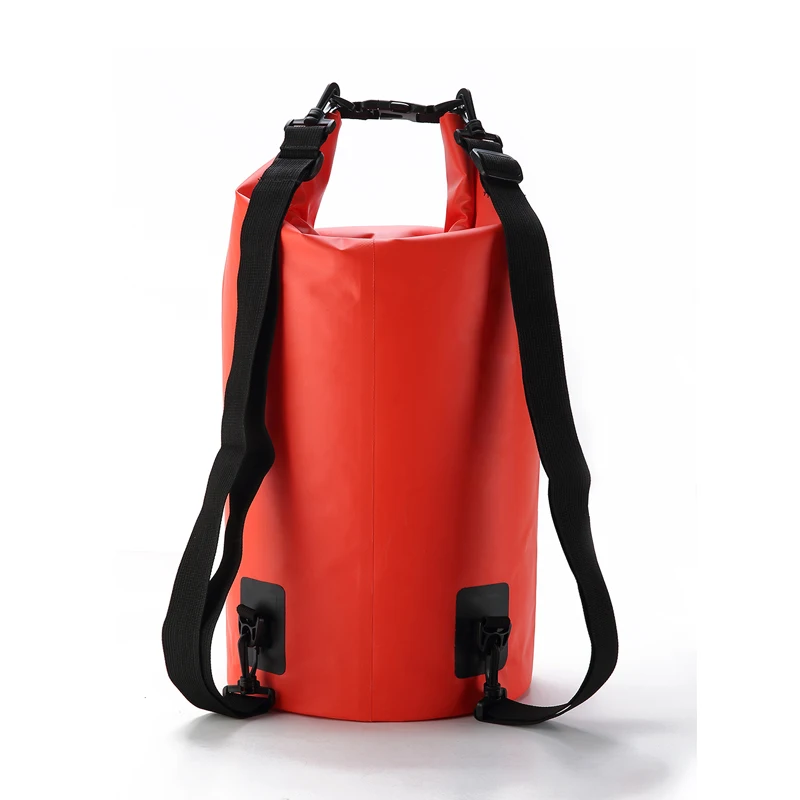 Factory Wholesale Outdoor 5L 10l 15L 20L Floating Boating Fishing Swimming Dry Backpack 500D PVC Ocean Pack Waterproof Dry Bag