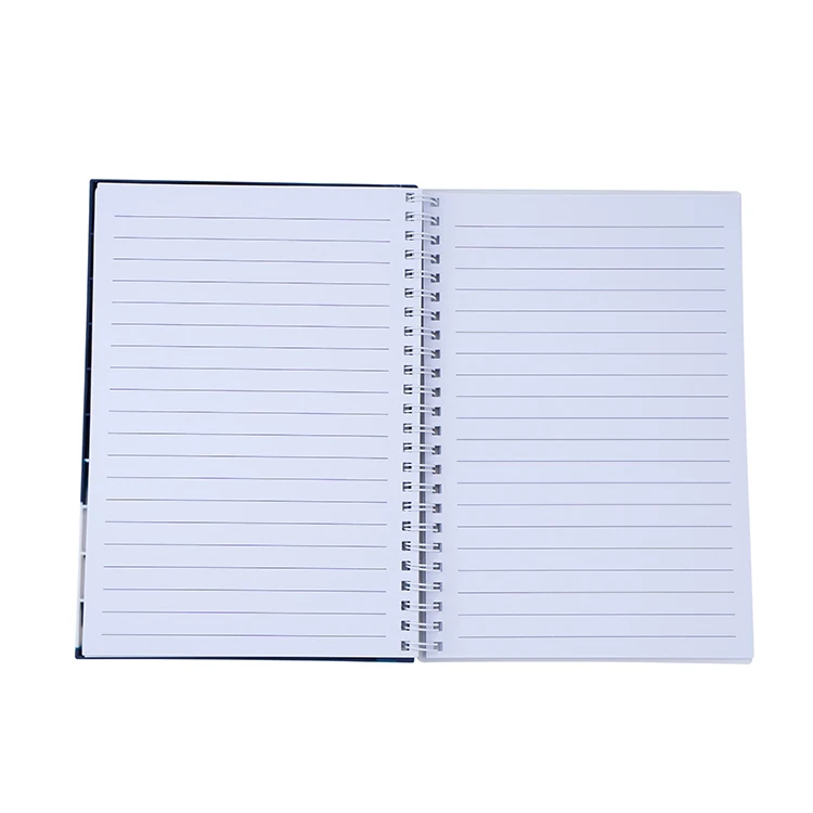 China Manufacturer Custom Printing A5 Rubber Cover  Lined Lose Stress Mental Health Spiral Notebooks