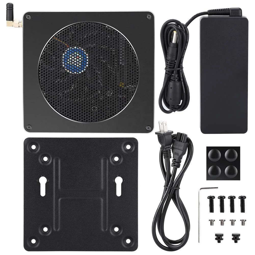 Factory Sale Stock 4.4Ghz Uhd Xeon E2176M 4K Gaming Barebone Mini Desktop Computer Pc