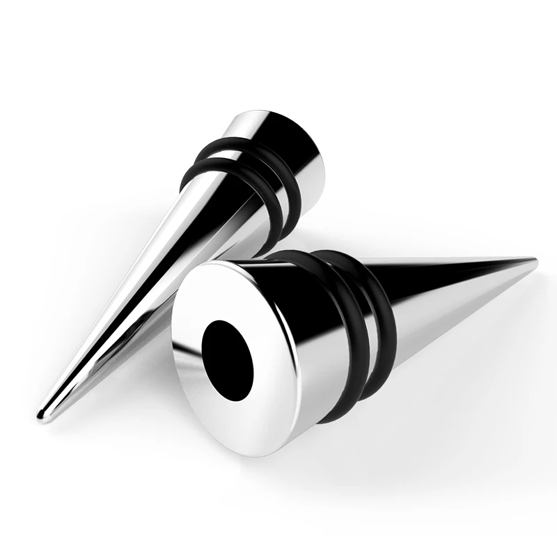 Bottle stoppers reusable metal wine stoppers for beer saver sealer wine stoppers silver