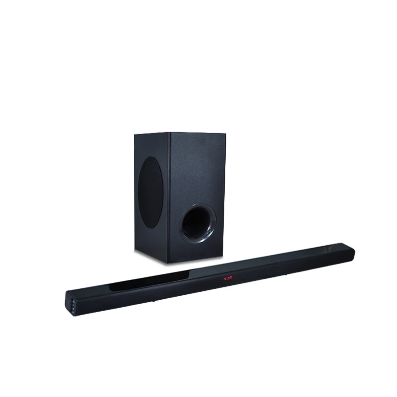 40 W Home theater TV bluetooth soundbar with wired subwoofer