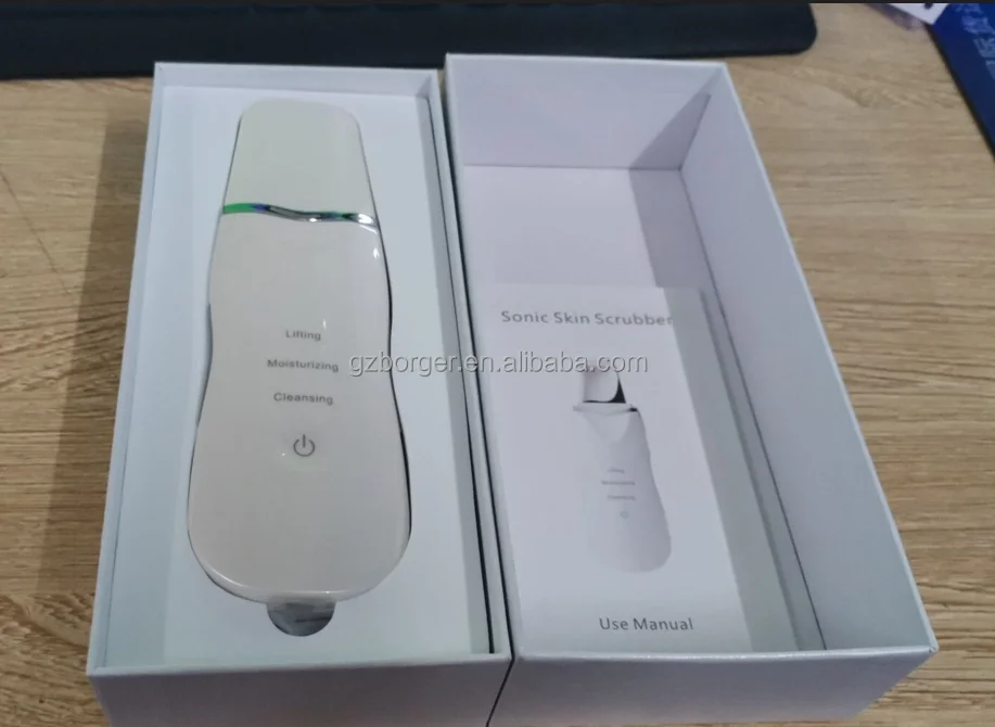 Ultrasonic Facial Skin Scrubber Deep Facial Cleaning Machine Removal Dirt Blackhead face ultrasonic skin scrubber machine