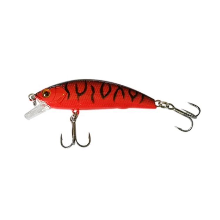 Minnow Bait 50mm 5g Sinking Abs Hard Fish Decoys Custom Fishing Lures With Rustproof Hooks