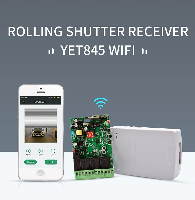 wifi relay switch tubular motor controller for rolling shutter