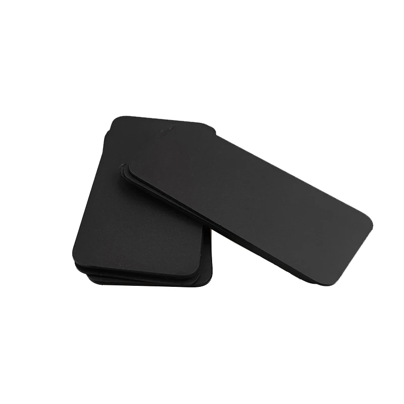 Custom Sandblasting Processing Metal Aluminum Card Professional Customization Laser Cutting Varies Color For Business