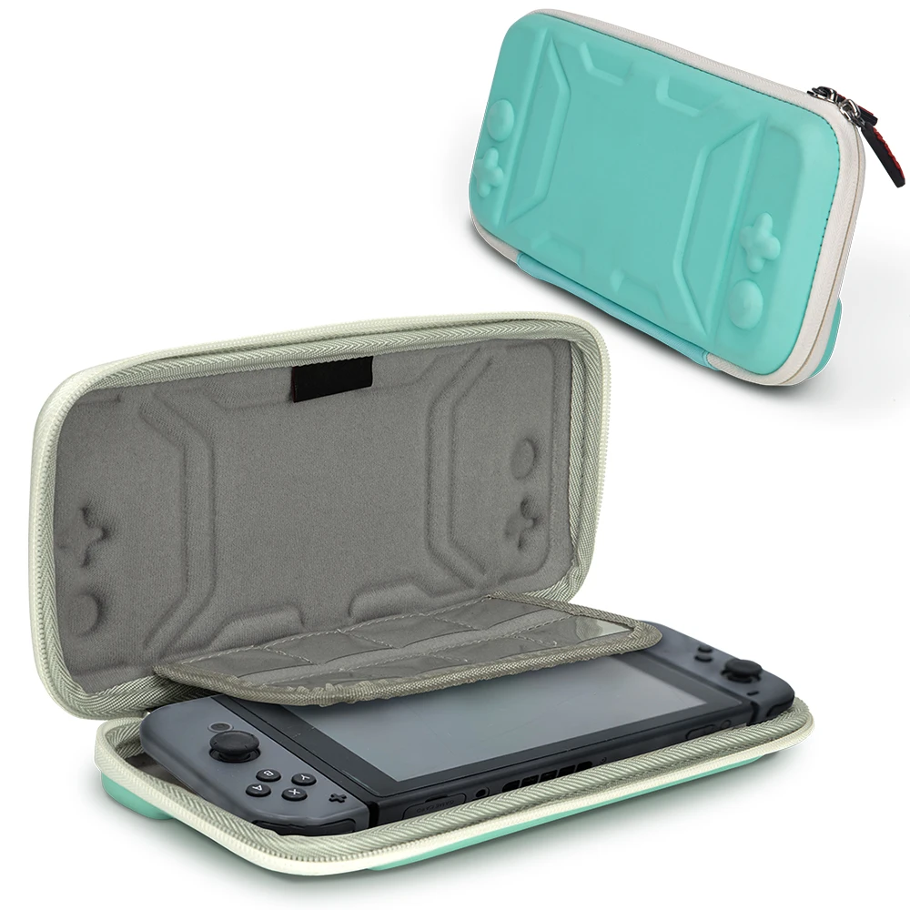 Nintendo Switch EVA Protective Case for Game Console Accessories Zipper Handbag Storage Bag with Zipper Waterproof