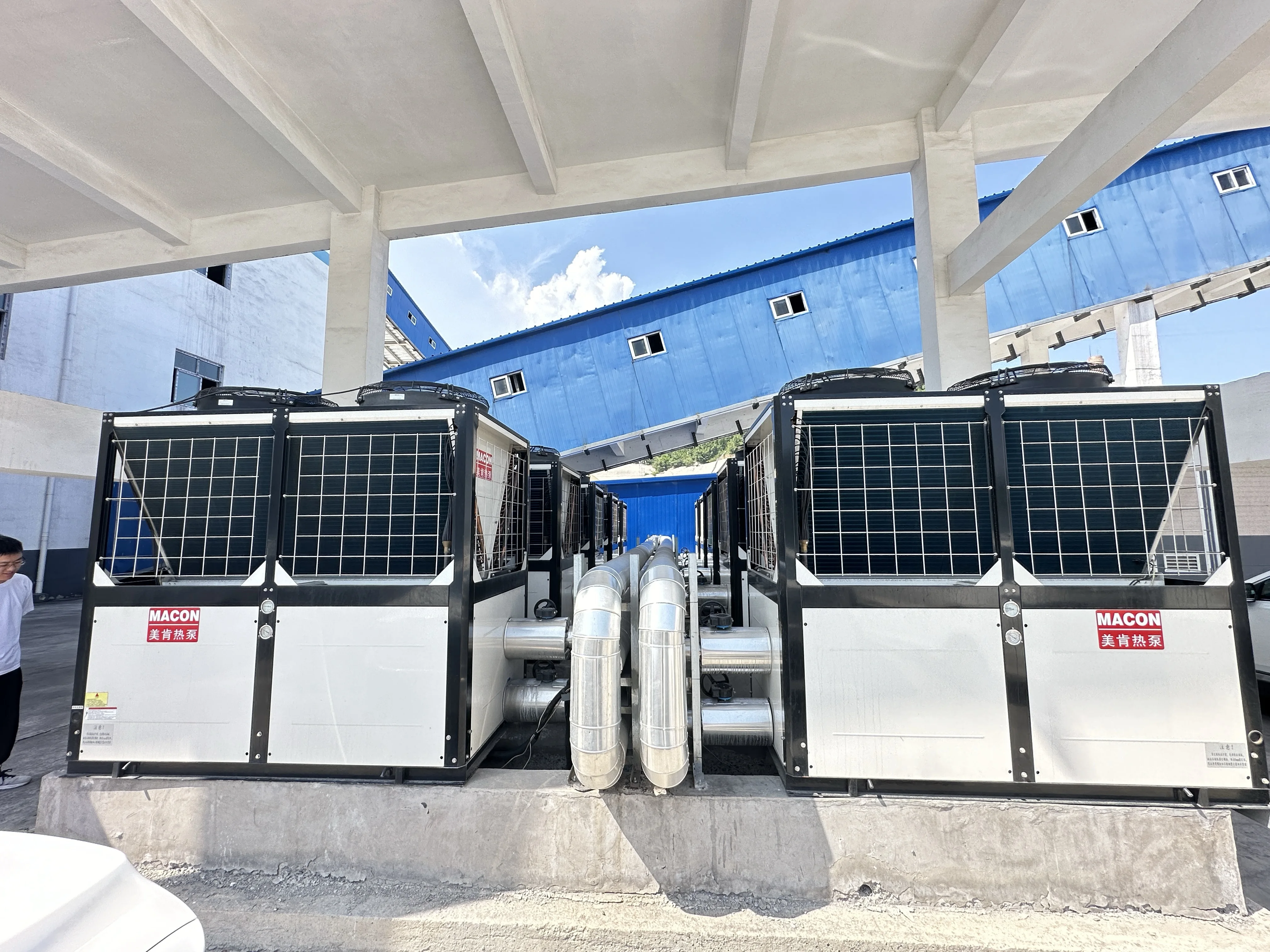 Commercial and industrial high temperature heat pump 85 degrees Celsius hot water heater air source heat pump  water heater