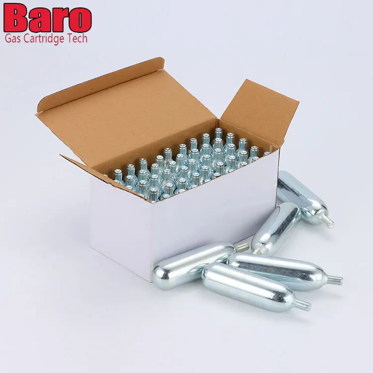 Baro Mini Gas Tank 12 Gram CO2 Cartridge 12g Bicycle Tire Refill Portable CO2 Gas Cylinder