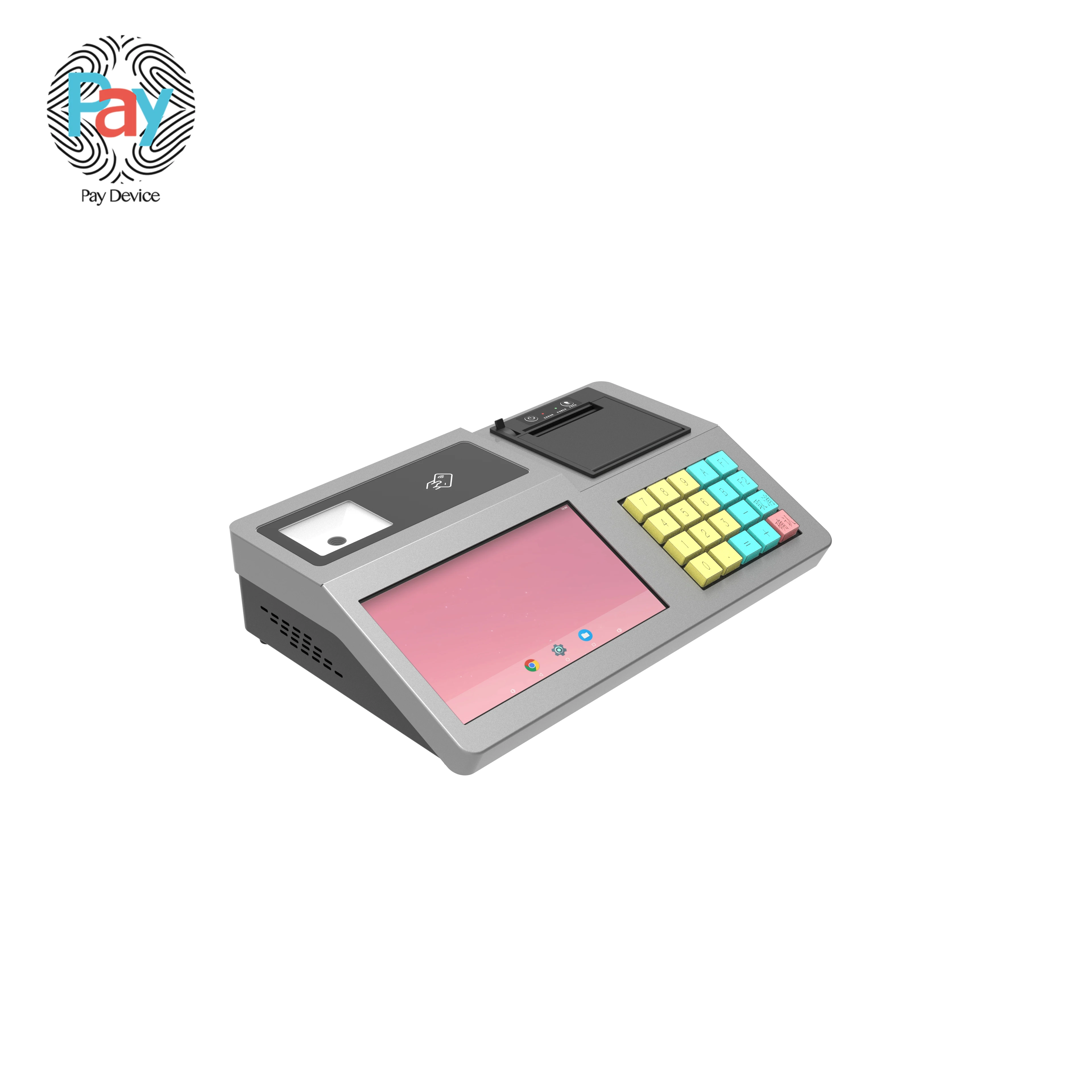 2024 Android QR терминал с клавиатурой карты PSAM Pos устройство