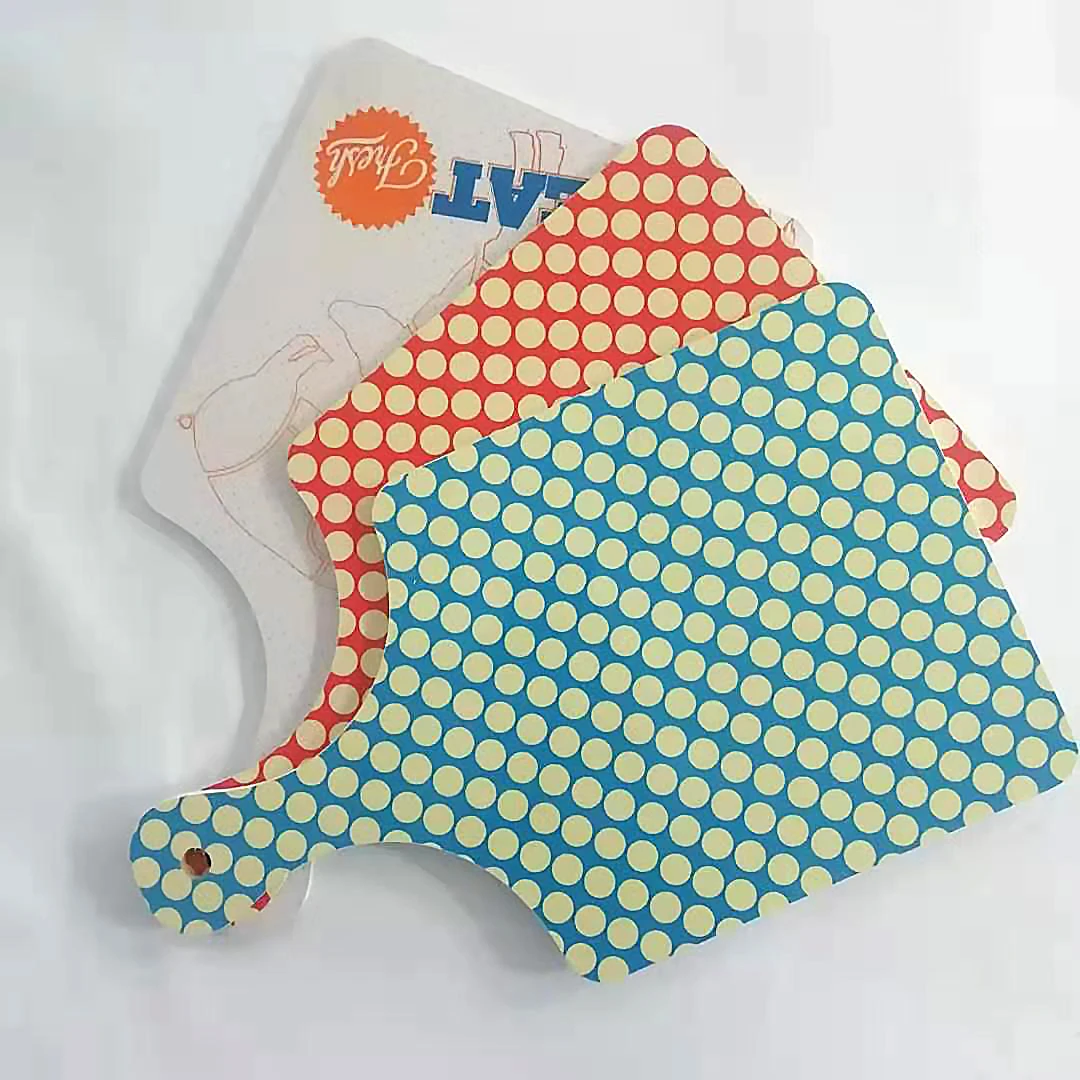 Factory Supplying Professional Customized Printed MDF Melamine  Chopping Block Cutting Board