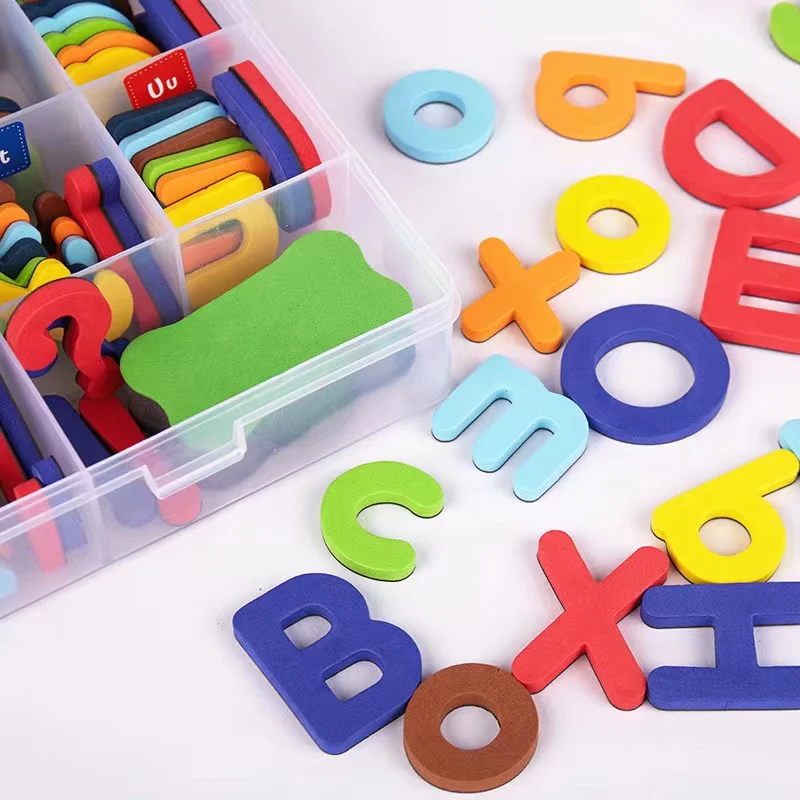 Custom Baby Toys Educational Classroom EVA Decorative Arabic Magnetic Letters Set for Kids Toys