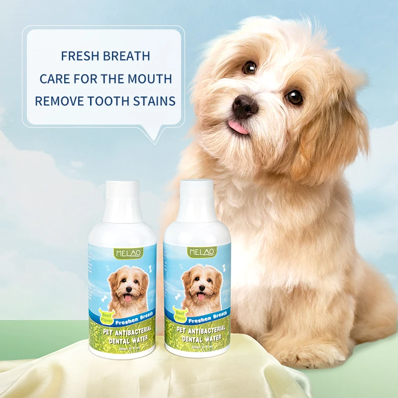 Pet Dog Breath Freshener Dental Formula Pet Cat Mouthwash And Teeth Cleaner Dog Water Additive For Dental Care