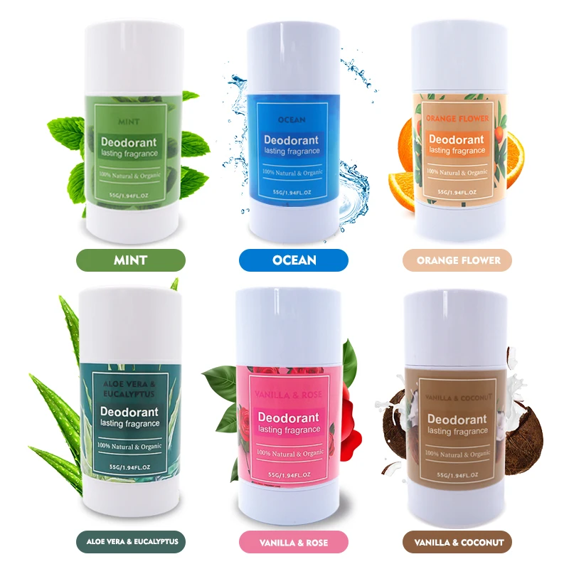 AiXin OEM ODM Antiperspirant Vegan Deodorant Wholesale Underarm Cream Armpit Smell Remove Peppermint Underarm Deodorant Stick