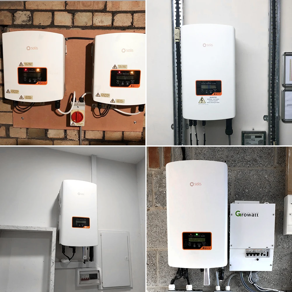 Solis Solar Inverters On Grid Germany Export 3Kw 5Kw 6Kw 3Phase Solar Inverters With Wifi Stick