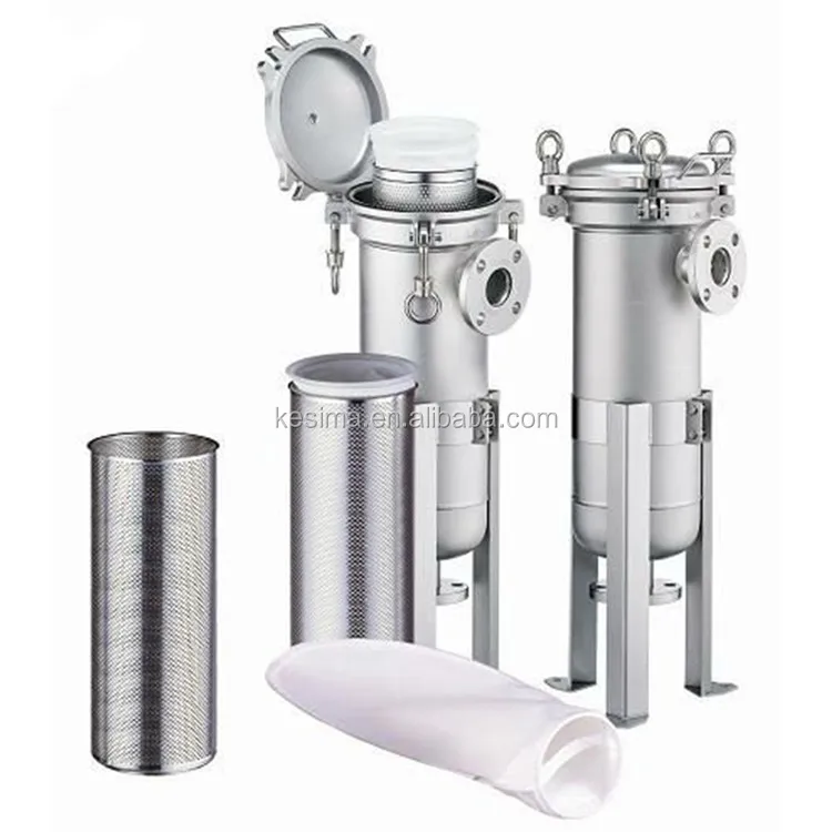 TS filter food grade honey processing machine 304/316L stainless steel bag filter housing for removing the pollen and particle